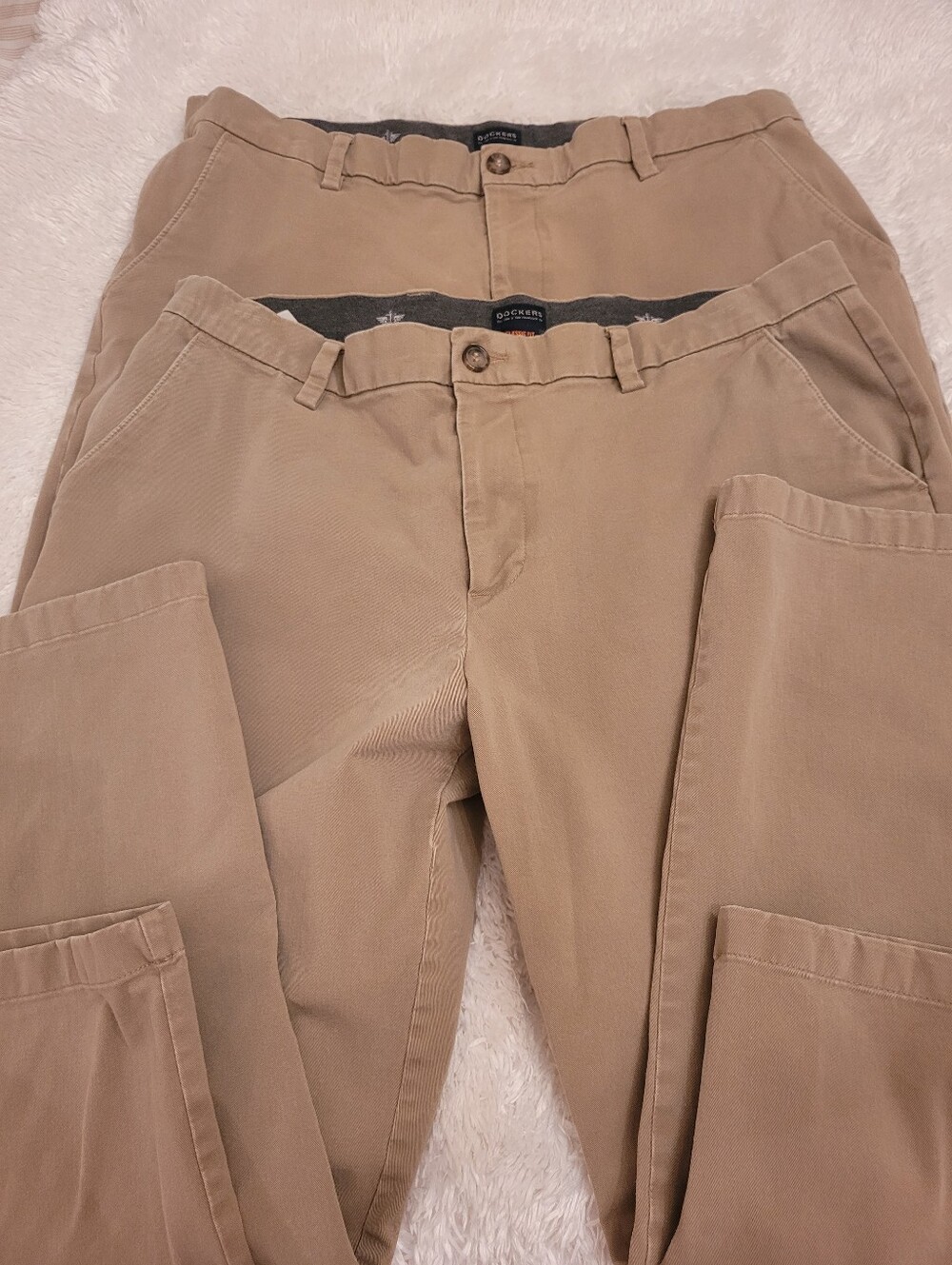 Dockers Khakis Bundle Of 2 Cotton Material Men Pants Size 38x30!